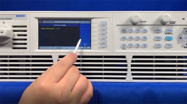 SP-3U/6U DC Netzteil Firmware Upgrade Betrieb